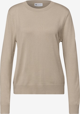 STREET ONE Пуловер в бежово: отпред