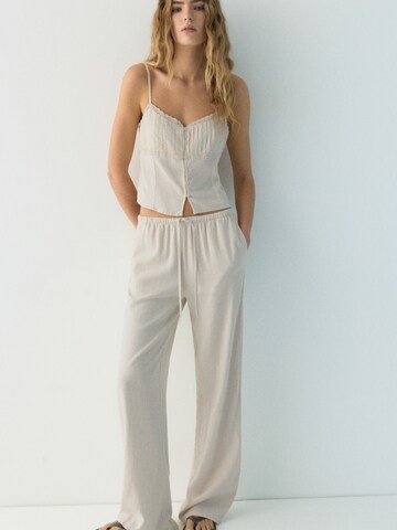 Pull&Bear Toppi 'PACIFIC' värissä beige: etupuoli