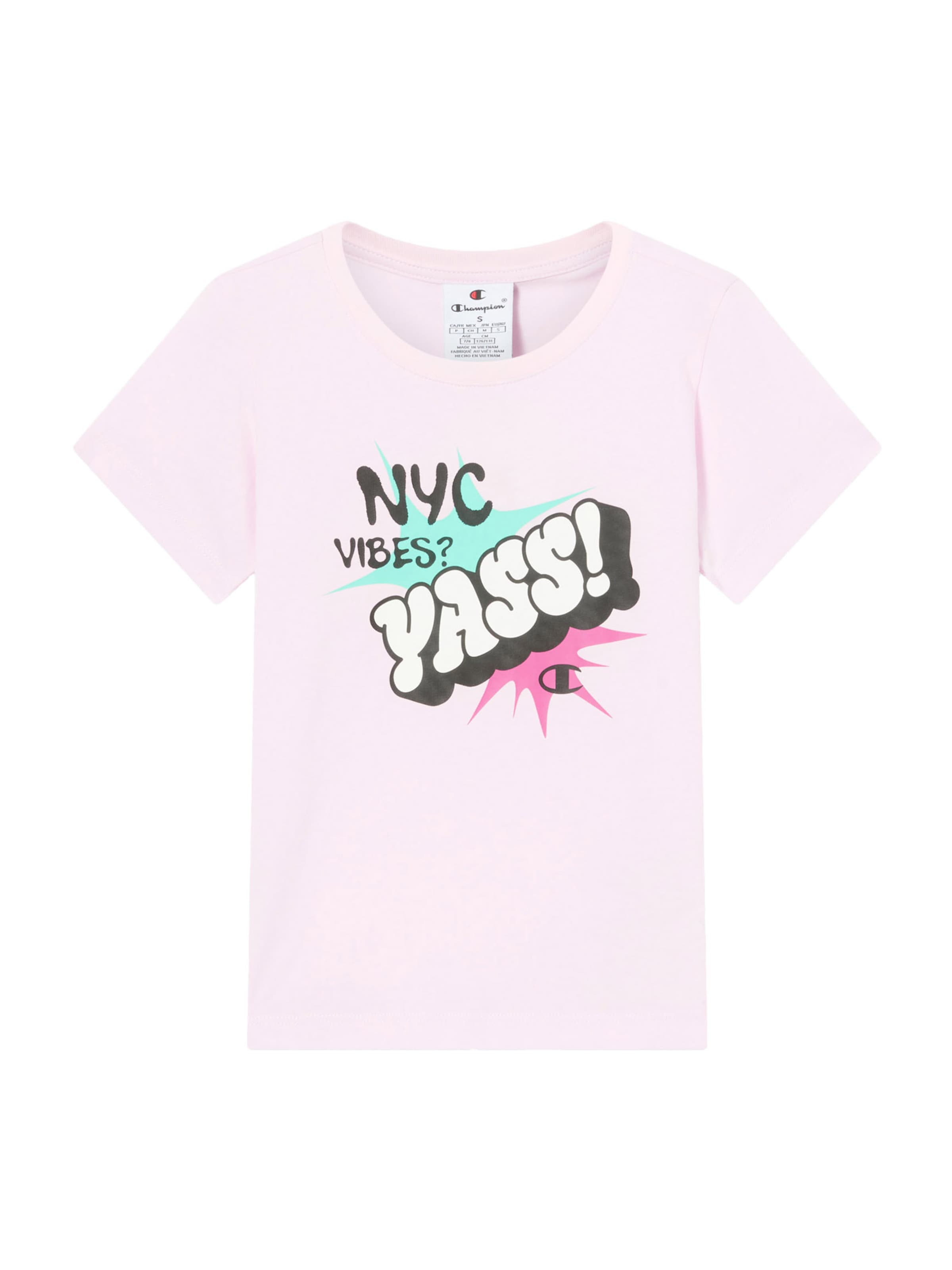 Champion Authentic Athletic Apparel - Camiseta en rosa: frente