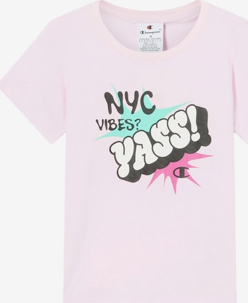 Champion Authentic Athletic Apparel - Camisola em rosa: frente