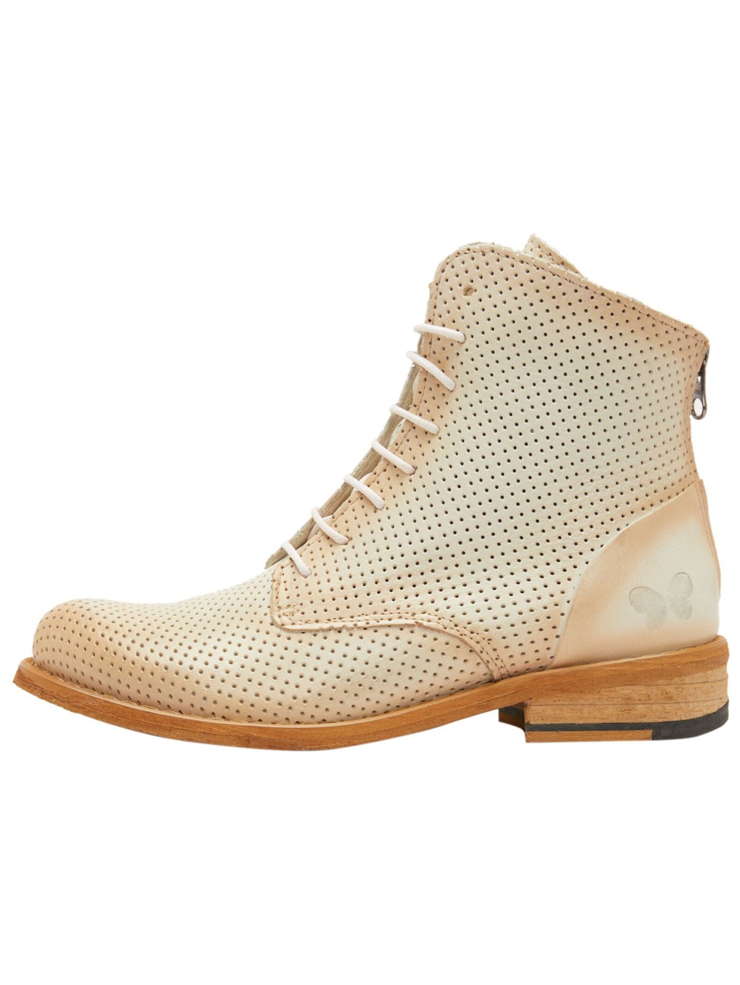 FELMINI Lace-up bootie in Beige