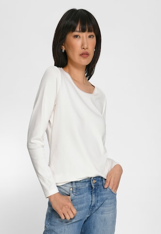 Basler Shirt in Wit: voorkant