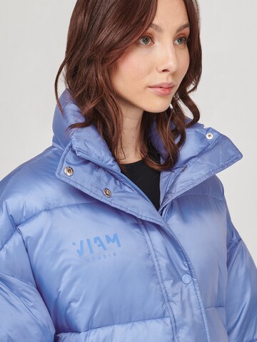 ABOUT YOU x VIAM Studio Winter Coat in Blue