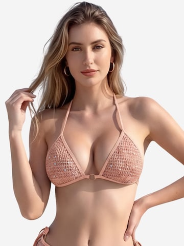 Magicshe Triangle Bikini in Pink