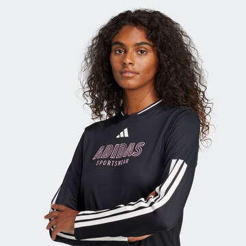 ADIDAS SPORTSWEAR Funktionsbluse 'Tiro' i sort