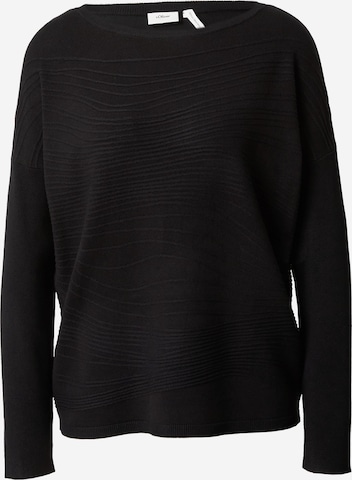 s.Oliver BLACK LABEL - Pullover em preto: frente