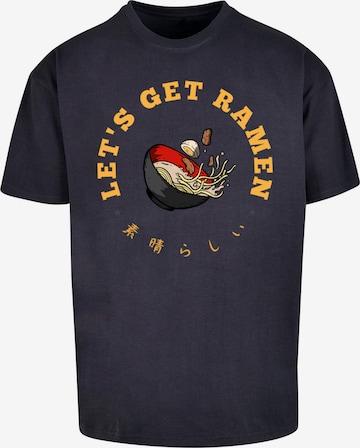 T-Shirt 'Japanese Styles' F4NT4STIC en bleu : devant