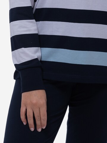 Ammann Pyjama 'Night & Home' in Blau