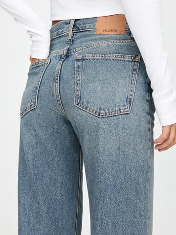 Pull&Bear Wide leg Jeans in Blue