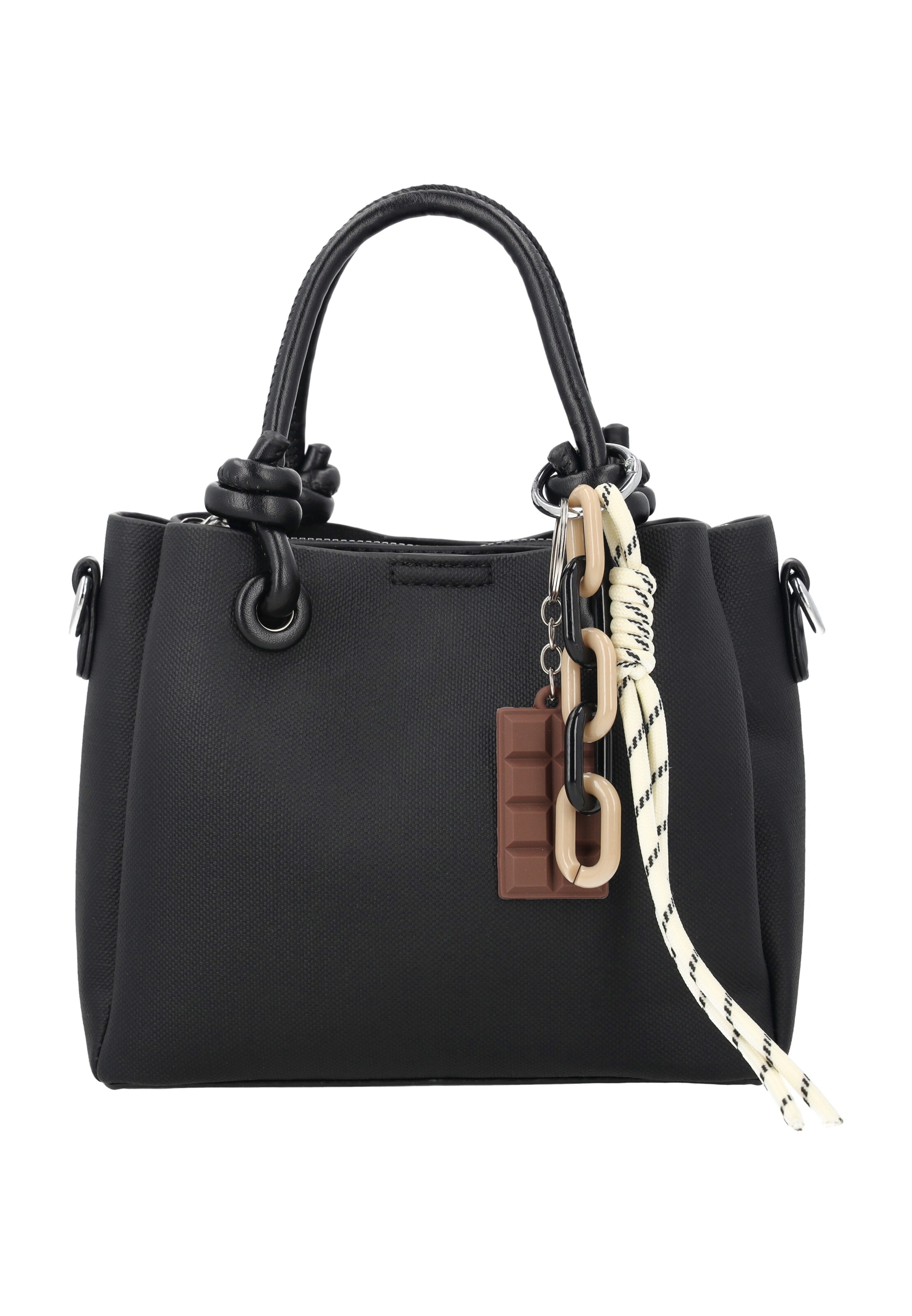 Usha - Bolso de mano en negro: frente