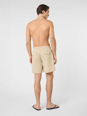FILA Badeshorts 'LERICI loose heritage tape beach shorts'‌‌‌‌‌‌‌‌‌‌ in Beige