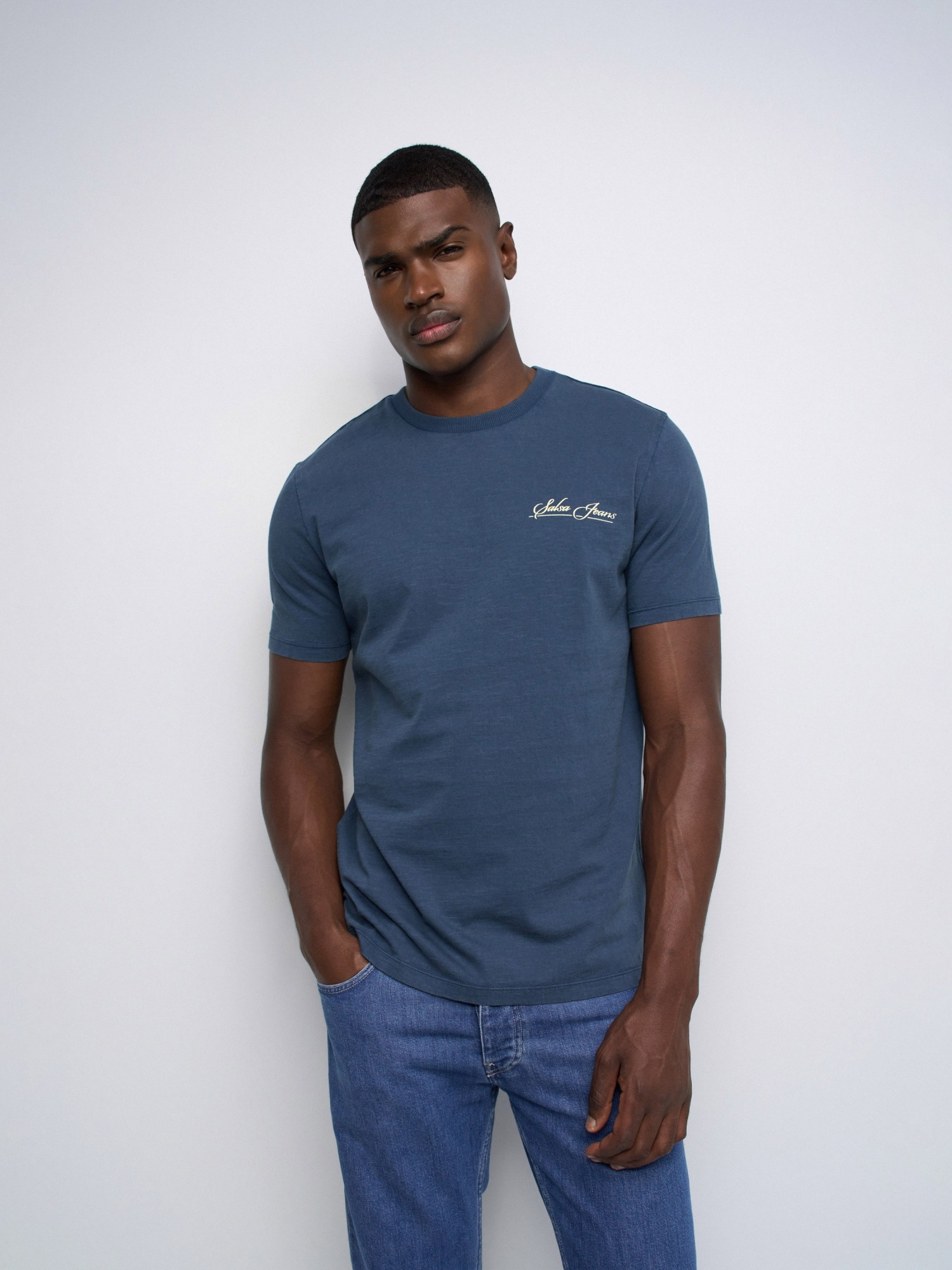 Salsa Jeans Shirt in Blue: front