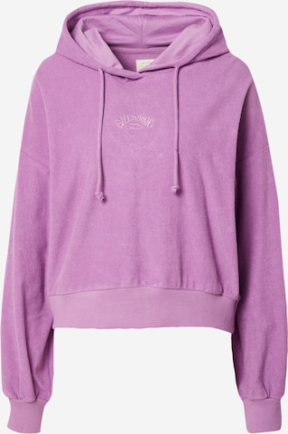 BILLABONG Sweatshirt 'HIT THE WAVES' in Purple: front