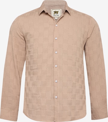 Campus SutraRegular Fit Košulja 'Suse' - bež boja: prednji dio