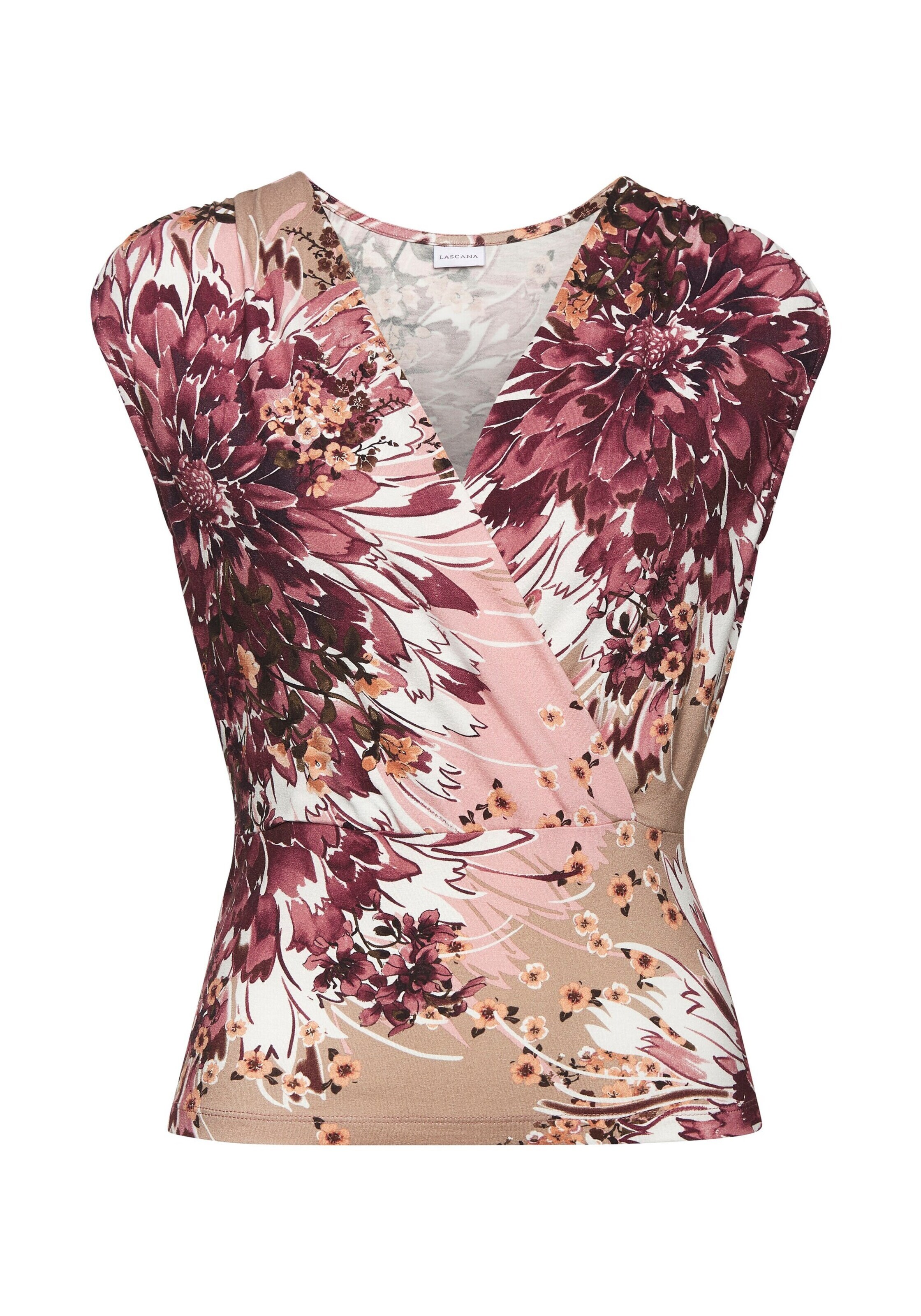 LASCANA Shirttop in Pink: Vorderseite