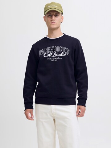 JACK & JONES Sweatshirt 'JJMAKOTO' i blå: framsida