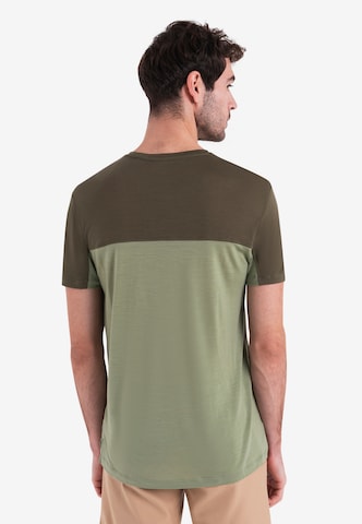 ICEBREAKER Funkcionalna majica 'Cool-Lite Sphere III' | zelena barva