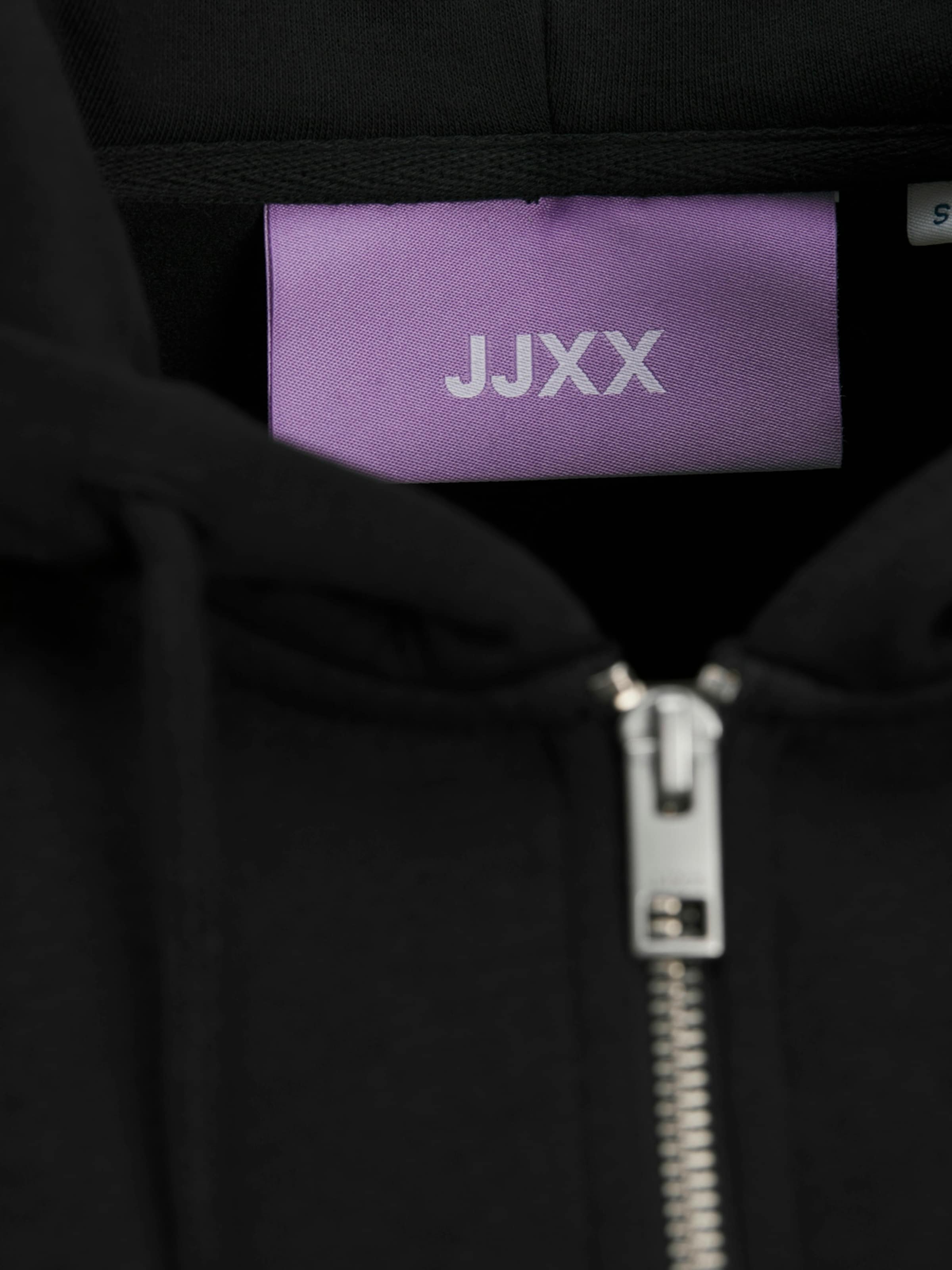 JJXX Zip-Up Hoodie 'JXAbbie' in Black | ABOUT YOU