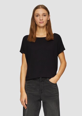 s.Oliver T-Shirt in Schwarz: Vorderseite