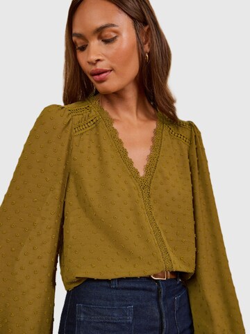 love & roses - Blusa en amarillo: frente