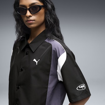PUMA Comfort fit Button Up Shirt 'Future.Puma.Archive' in Black