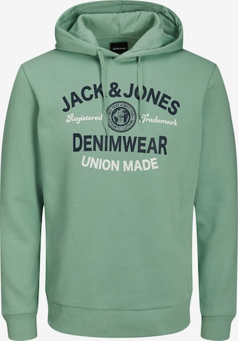 JACK & JONES Mikina – zelená: přední strana