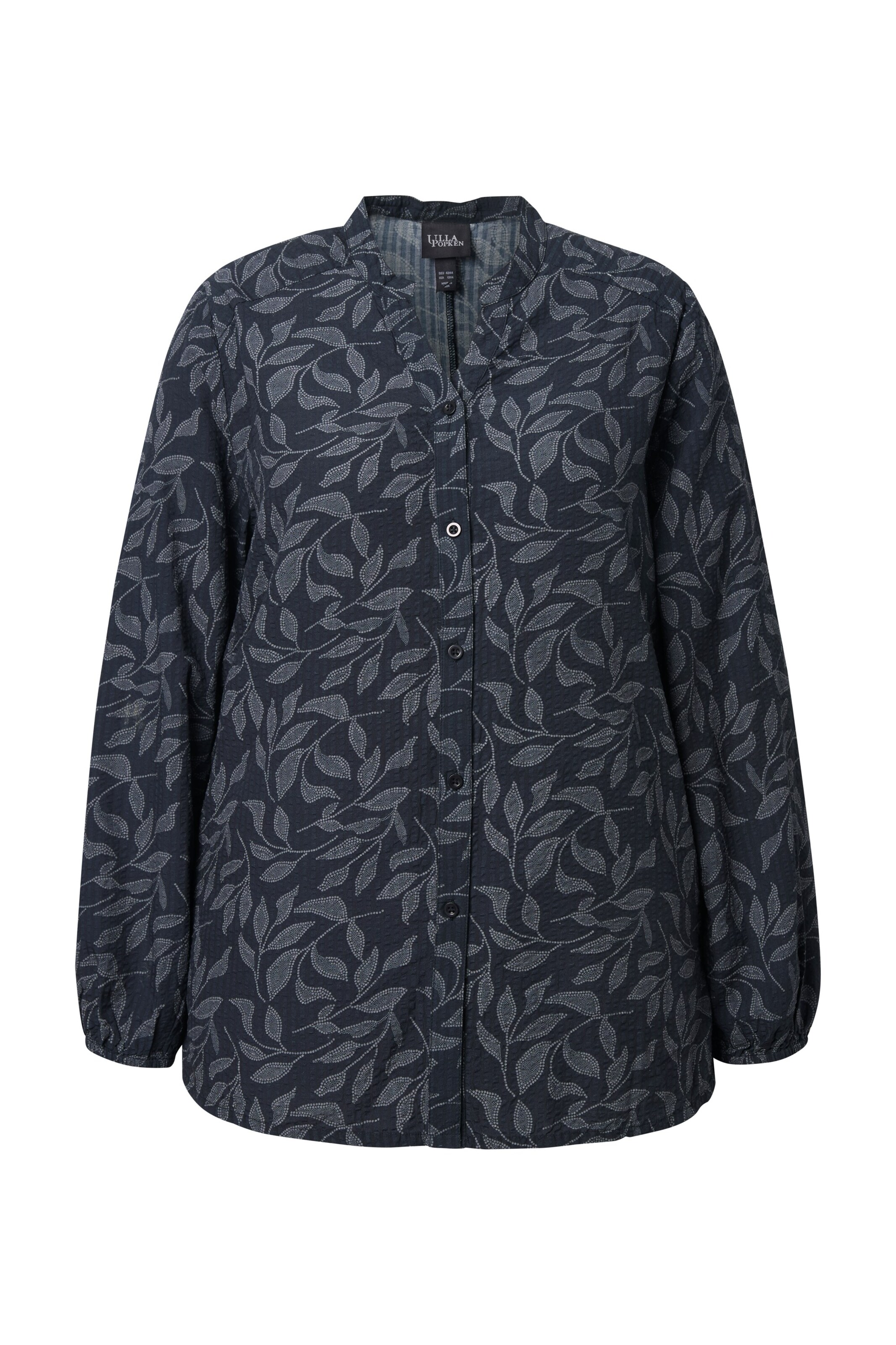 Ulla Popken Blouse in Blauw: voorkant