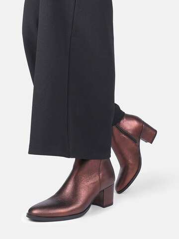 Bottines ' BINNY ' FREUDE en bronze : devant