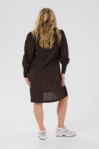Robe 'Bella' KAFFE CURVE en marron