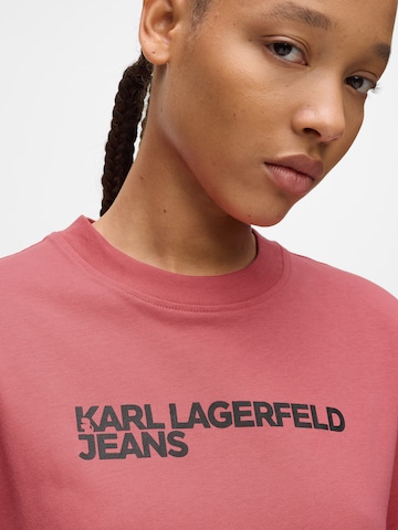 KARL LAGERFELD JEANS Póló - rózsaszín