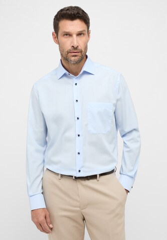 ETERNA Regular fit Business Shirt in Blue: front