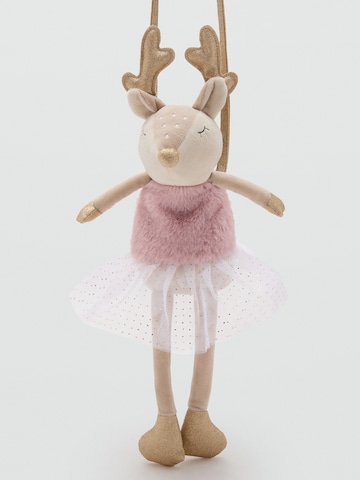 MANGO KIDS Torba 'REINDEER' | roza barva