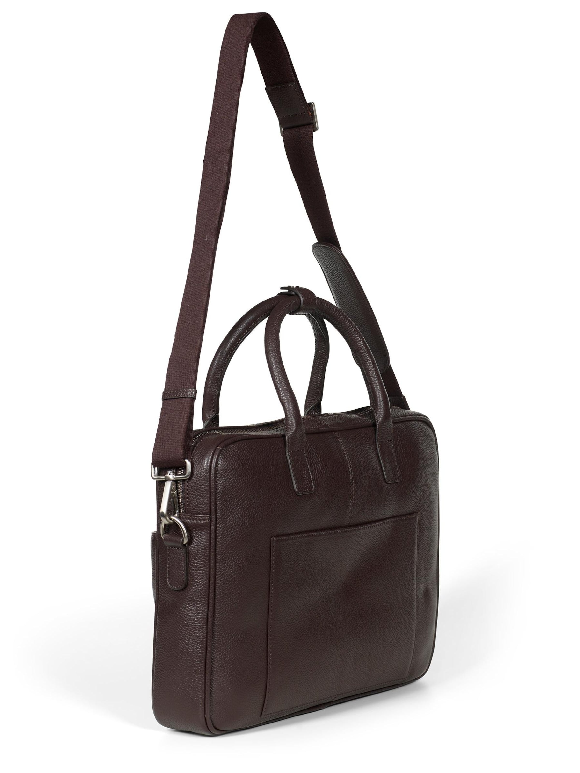 Howard London Laptoptasche 'Laptop Bag Sam Dark Brown'‌ in Braun