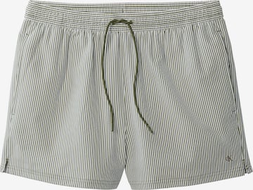 Shorts de bain 'Seersucker' Calvin Klein Swimwear en vert : devant