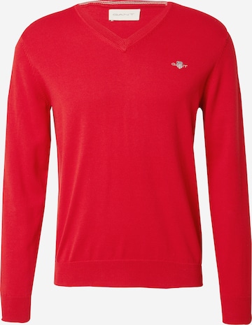 Pullover 'CLASSIC' di GANT in rosso: frontale