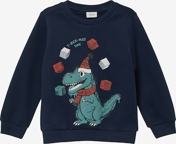 Sweat s.Oliver en bleu : devant