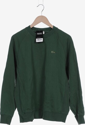 Lacoste LIVE Sweatshirt & Zip-Up Hoodie in L in Green: front