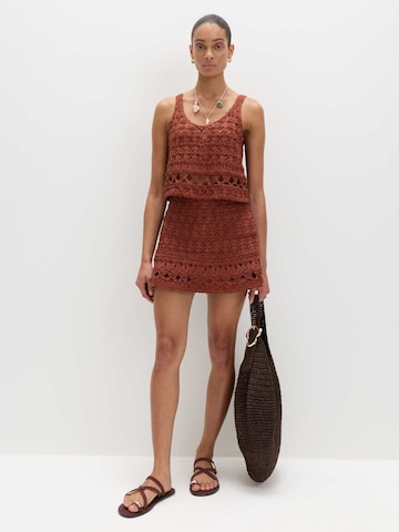 Jupe Marks & Spencer en marron