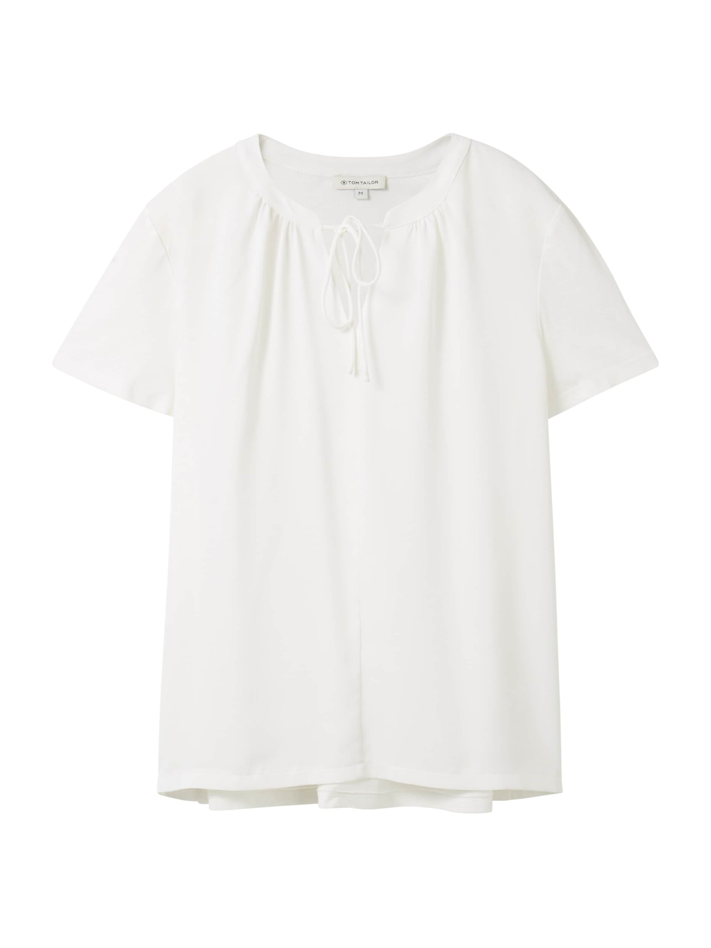 TOM TAILOR Bluse in Weiß: Vorderseite