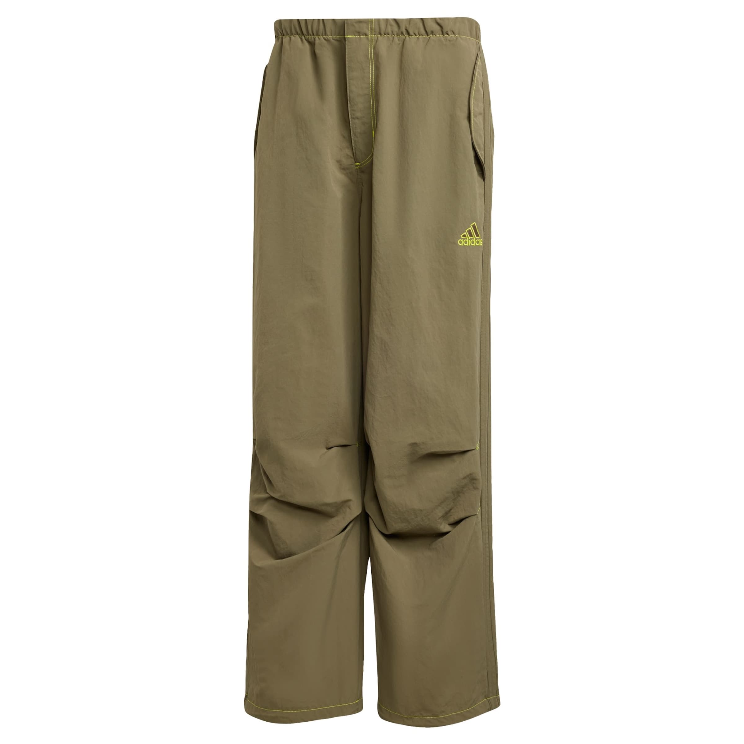 ADIDAS ORIGINALS Baggy Панталон 'Parachute' в зелено: отпред