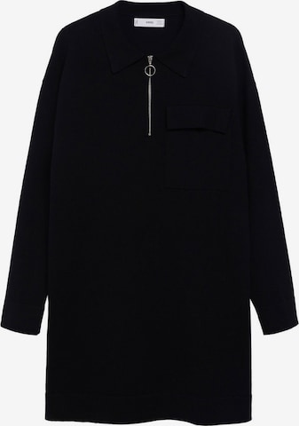 MANGO Knitted dress 'Franklin' in Black: front