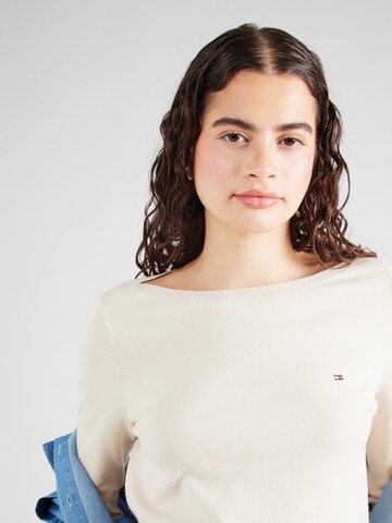 TOMMY HILFIGER Sweter w kolorze beżowy