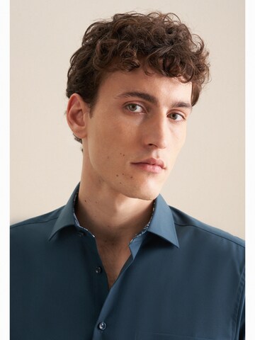 Coupe regular Chemise business SEIDENSTICKER en bleu