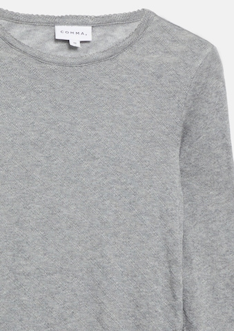 COMMA Shirt in Grau: oben