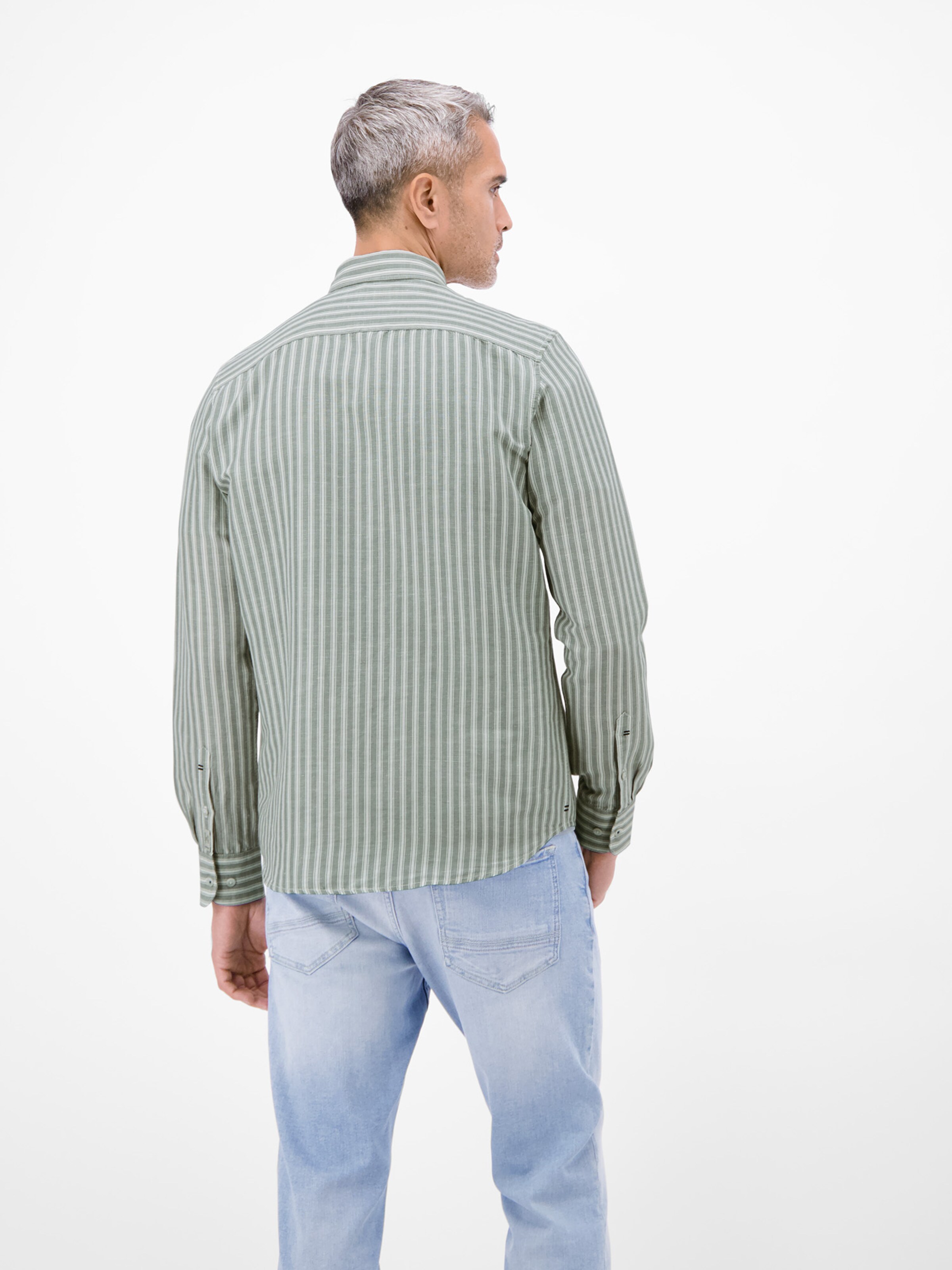 LERROS Regular fit Button Up Shirt in Grey