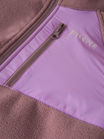 NAME IT Functionele fleece jas 'Move03' in Lila