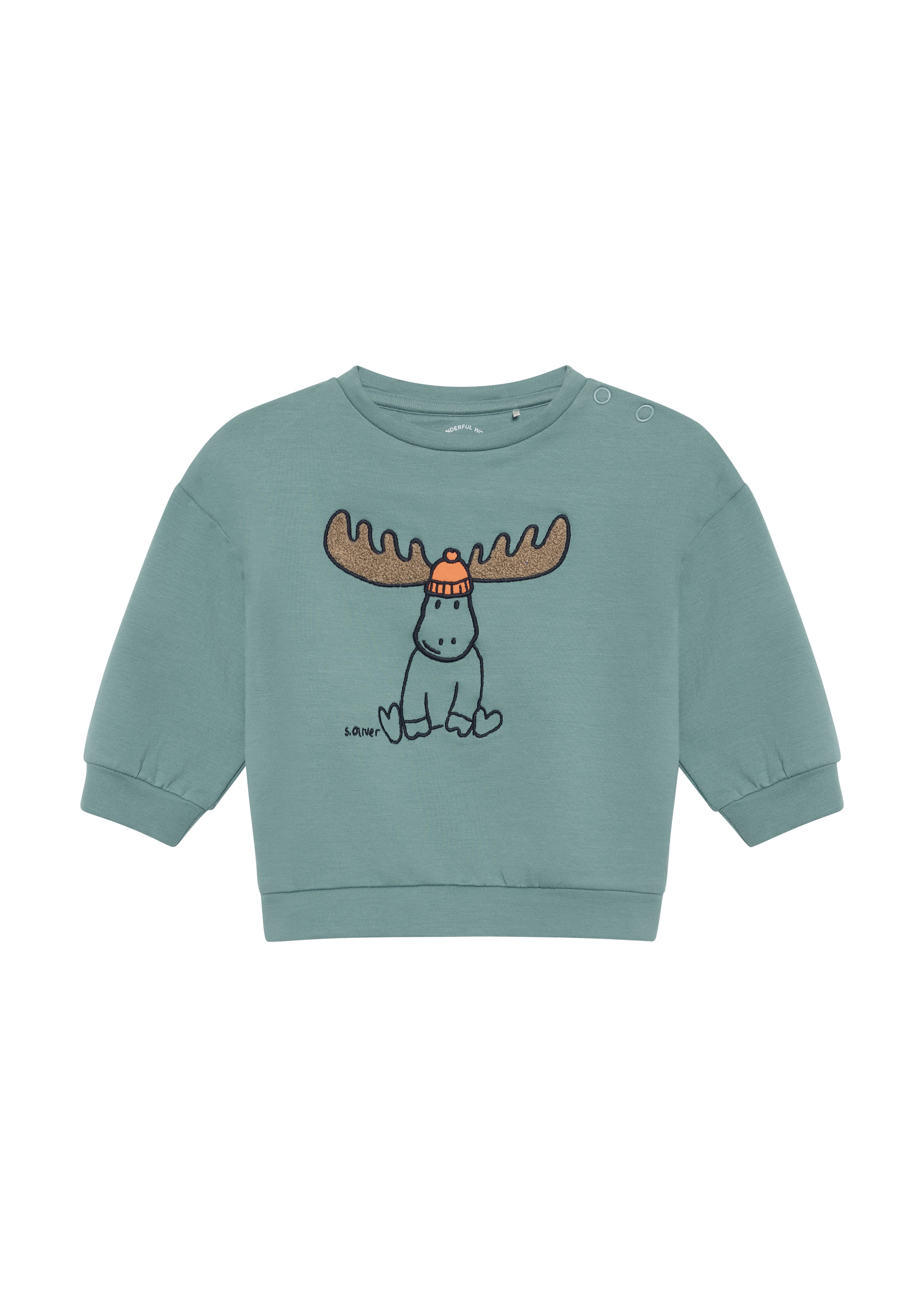 s.Oliver Sweatshirt in Blau: Vorderseite