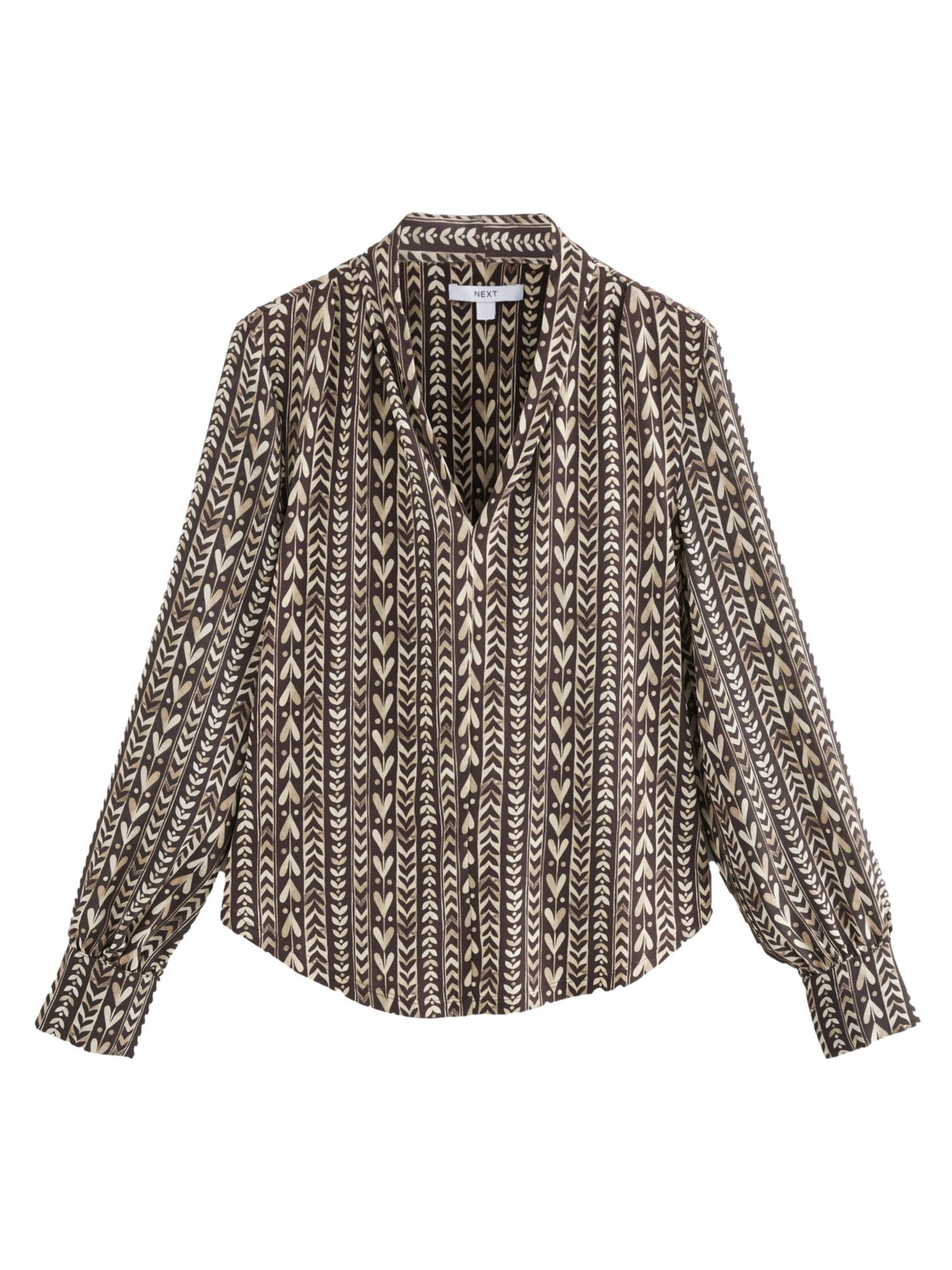 Chemisier Next en marron : devant