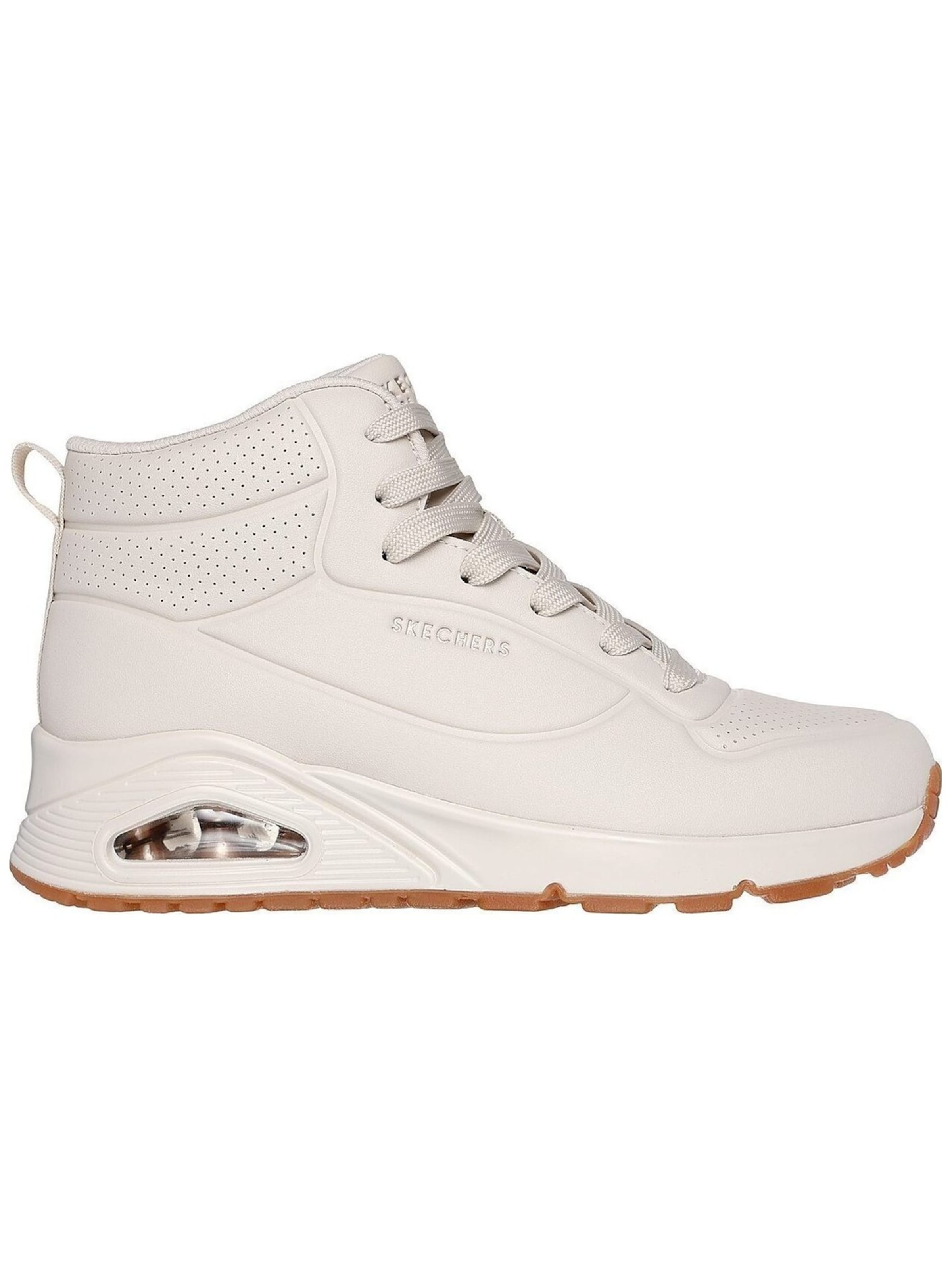 Sneaker alta 'Uno - Stand High' di SKECHERS in beige