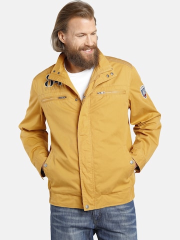 Jan Vanderstorm Between-Season Jacket 'Magne' in Yellow: front